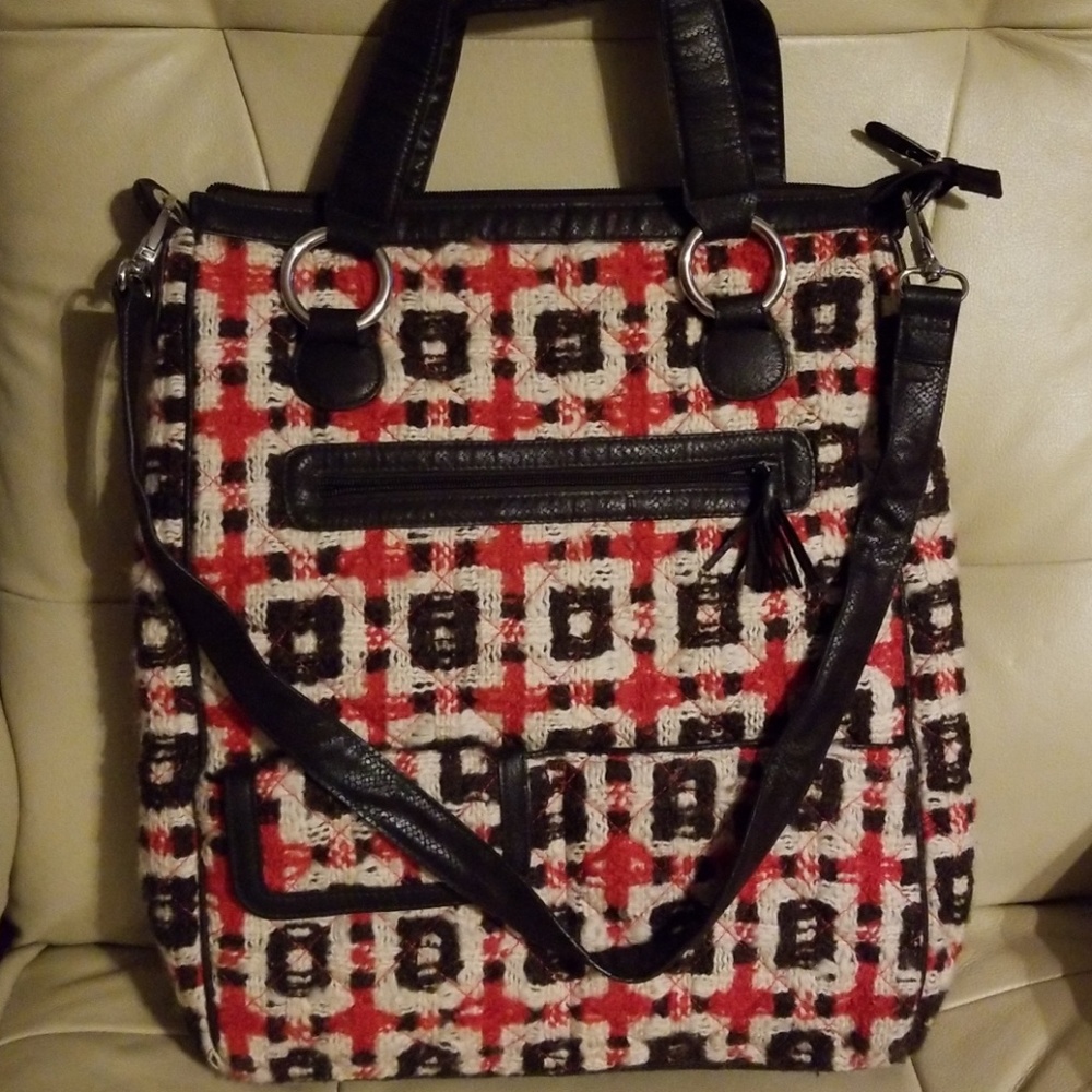 Vera Bradley Tweed tech tote